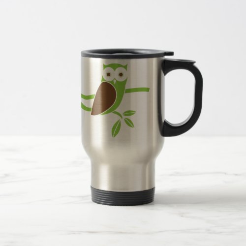 Modern Owls Travel Mug