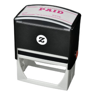Modern PAID Account Office Business Cashier Self-inking Stamp