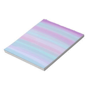 Modern Painted Blue and Purple Colors Notepad