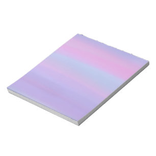 Modern Painted Blue and Purple Colors Notepad