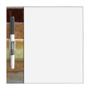 Modern Painting in Earth Tones by Norman Wyatt Dry Erase Board