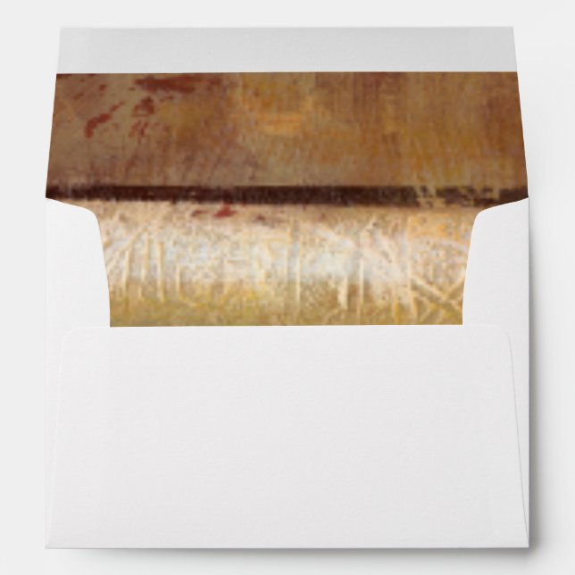 Modern Painting in Earth Tones by Norman Wyatt Envelope (Back (Bottom))