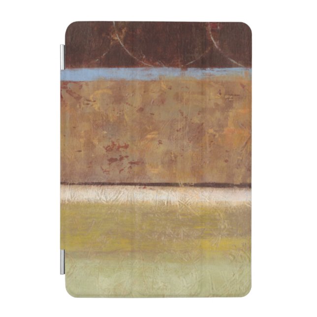 Modern Painting in Earth Tones by Norman Wyatt iPad Mini Cover (Front)