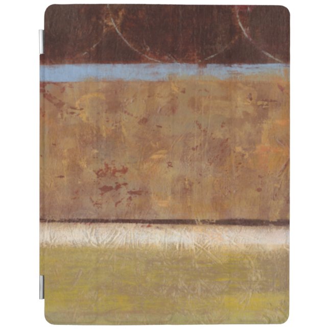 Modern Painting in Earth Tones by Norman Wyatt iPad Smart Cover (Front)