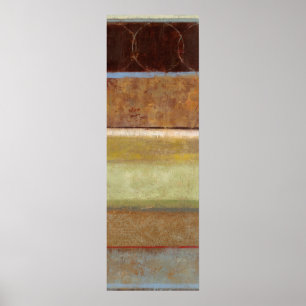 Modern Painting in Earth Tones by Norman Wyatt Poster