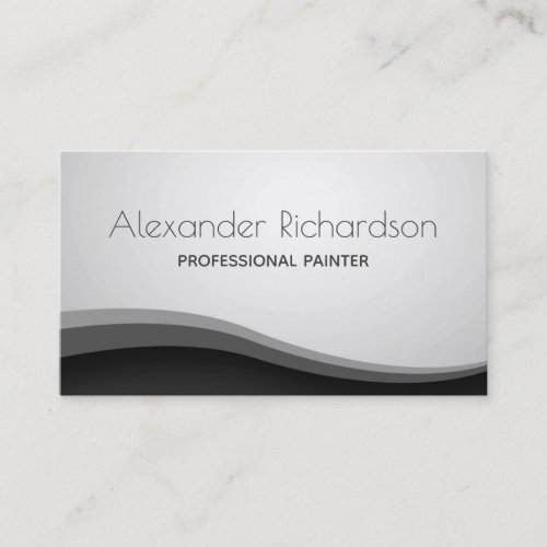Modern Painting Service Professional Painter Business Card