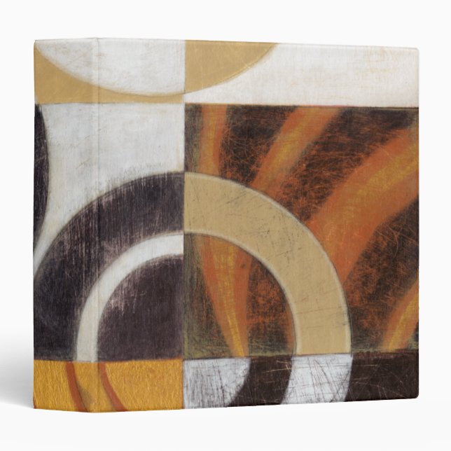 Modern Painting with Circular Patterns Binder (Front/Spine)