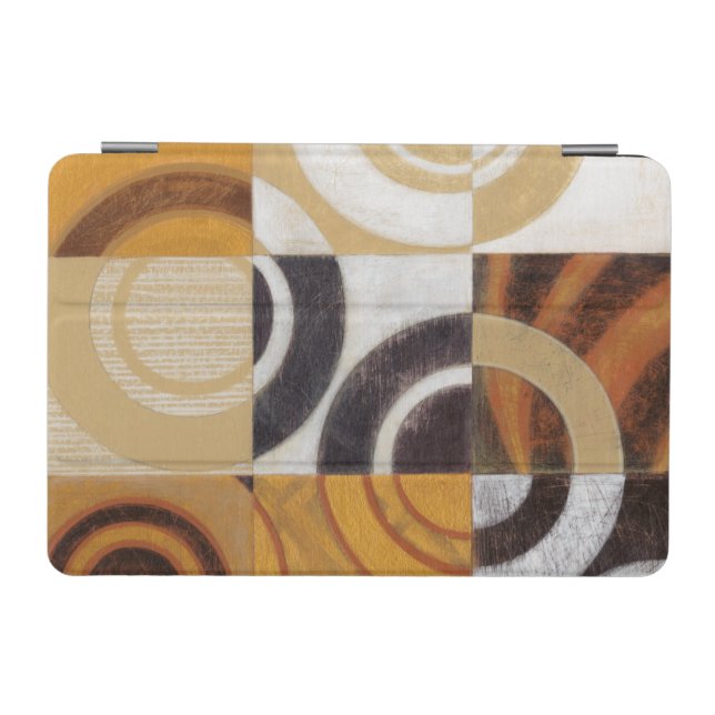 Modern Painting with Circular Patterns iPad Mini Cover (Horizontal)