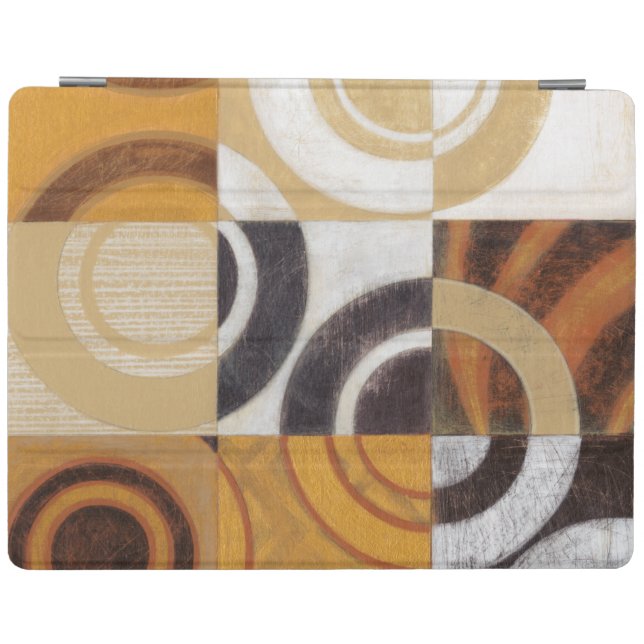 Modern Painting with Circular Patterns iPad Smart Cover (Horizontal)