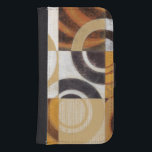 Modern Painting with Circular Patterns Wallet Phone Case For Samsung Galaxy S4<br><div class="desc">Painted by Norman Wyatt,  Jr. this modern painting features multicolored circular patterns in nine squares. Good for a wall that needs art as well as someone who wants to practice their dart throwing!</div>