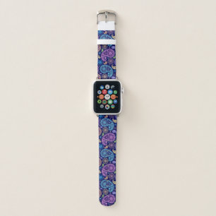Modern Paisley Pattern Apple Watch Band