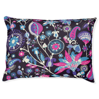 Modern paisley: traditional oriental pattern. pet bed