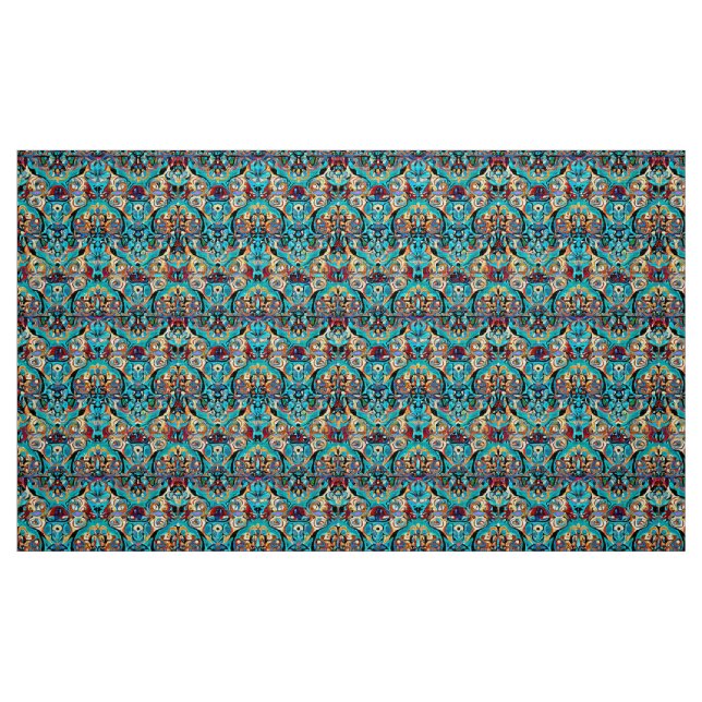 Modern Paisley Upholstery Fabric Selection (Fat Quarter)