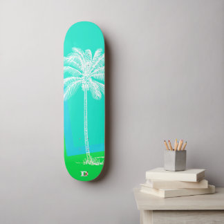 Modern Palm Silhouette Dd Brand Skateboard