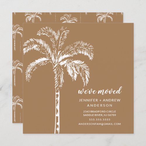 Modern Palm Tree Moving Announcement