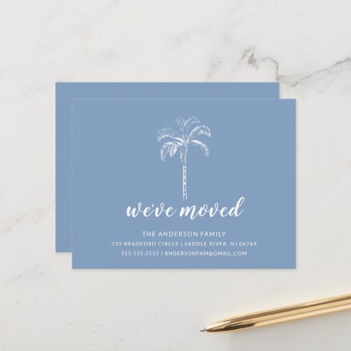 Modern Palm Tree Moving Announcement