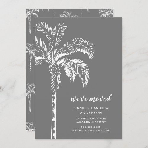 Modern Palm Tree Moving Announcement