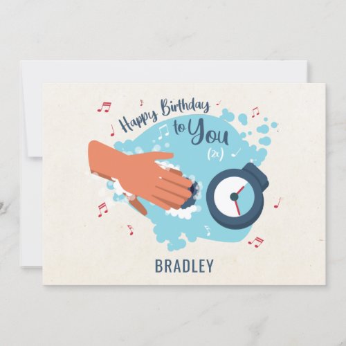 Modern Pandemic Birthday Advice Hand Washing