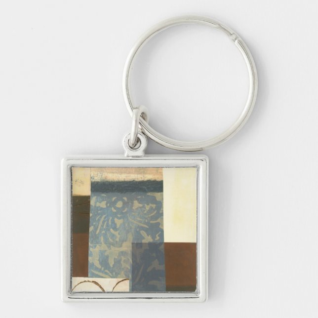 Modern Panel Painting Keychain (Front)