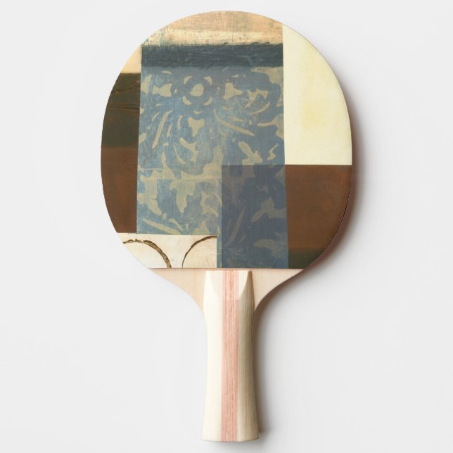 Modern Panel Painting Ping-Pong Paddle (Front)