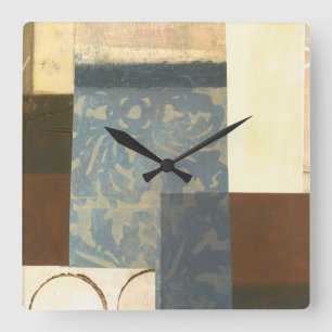 Modern Panel Painting Square Wall Clock