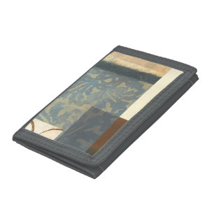 Modern Panel Painting Trifold Wallet