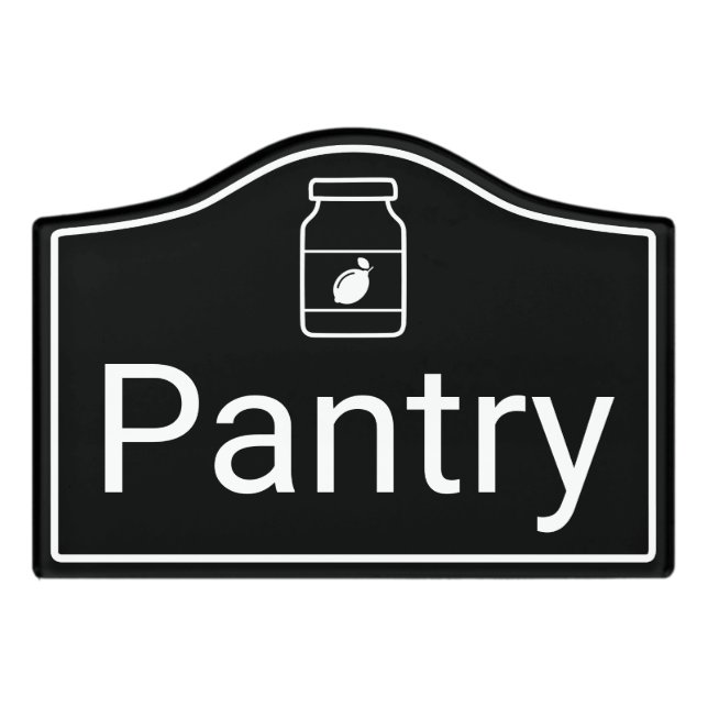 Modern Pantry Vacation Rental Sign (Small Crest Front)