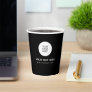 Modern Papercup Business Logo Text Template Lid Paper Cups