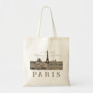 Modern  Paris, France City  Tote Bag