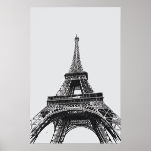 Modern Parisian Eiffel Tower Paris French Poster
