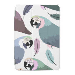 Modern Parrots Tropical Pattern  iPad Mini Cover