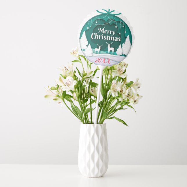Modern Party Christmas Balloon (Vase)