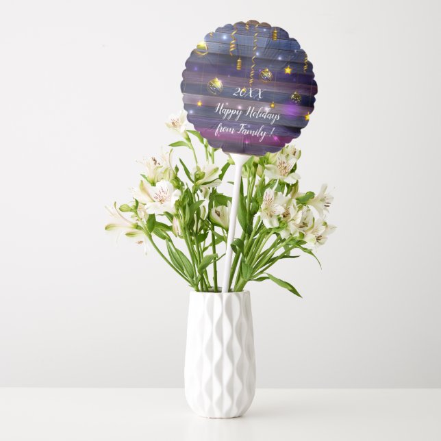 Modern Party Christmas Balloon (Vase)