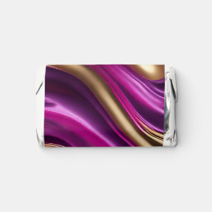 Modern Party Favors-Purple Fuchsia and Gold Hershey's Miniatures