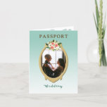 Modern Passport Wedding Invitation