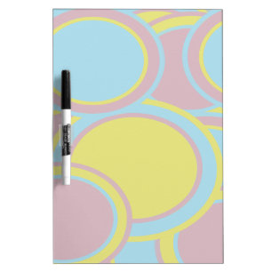 Modern Pastel Abstract Painting Dry Erase Board