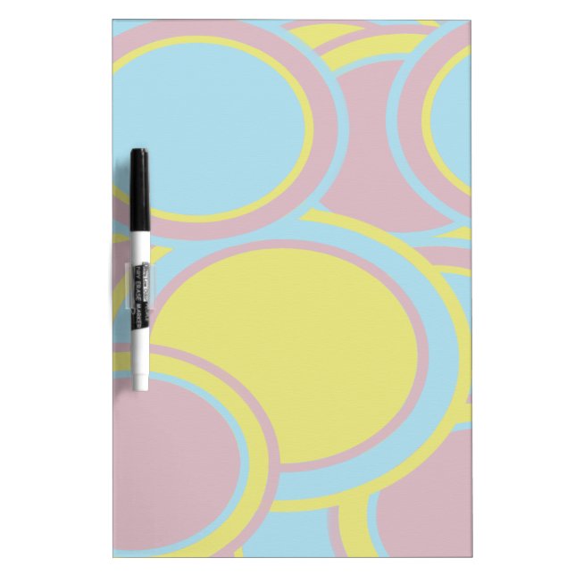 Modern Pastel Abstract Painting Dry Erase Board (Front)