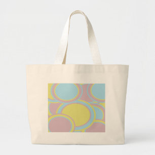 Modern Pastel Abstract Painting Large Tote Bag
