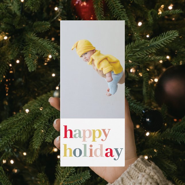 Modern Pastel Colorful Happy Holiday With Photo (Creator Uploaded)