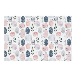 Modern Pastel Easter Egg Laminated Placemat