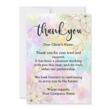 Modern Pastel Floral Small Business Appreciation