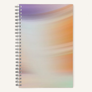 Modern Pastel Gradient Spiral Notebook
