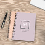 Modern Pastel Monogram Purple Personalized Planner<br><div class="desc">Personalized planner featuring a beautiful pastel color palette with a personalized monogram and design in a geometrical manner. This design comes on different background color options which you can find in a ''Pastel Modern Monogram Business'' collection in our store.</div>