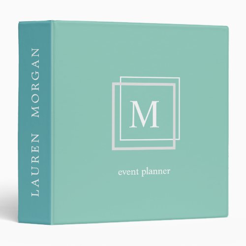 Modern Pastel  Personalized Binder