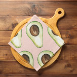 Modern Pastel Pink And Green Avocado Pattern Kitchen Towel<br><div class="desc">Modern Pastel Pink And Green Avocado Pattern</div>