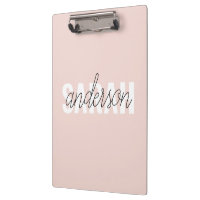 Modern Pastel Pink Beauty Personalized You Name