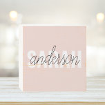 Modern Pastel Pink Beauty Personalized You Name Wooden Box Sign<br><div class="desc">Modern Pastel Pink Beauty Personalized You Name</div>