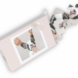Modern Pastel Pink Frame | Personal Dog Photo Jigsaw Puzzle<br><div class="desc">Modern Pastel Pink Frame | Personal Dog Photo</div>