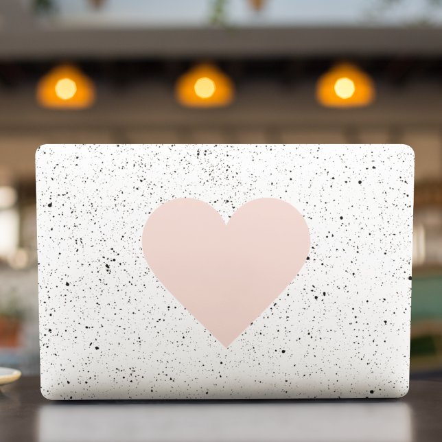 Modern Pastel Pink & Heart Lovely Gift HP Laptop Skin (Creator Uploaded)