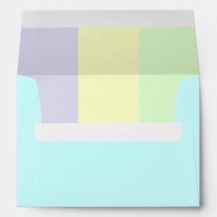 Modern Pastel   pre-addressed Envelope